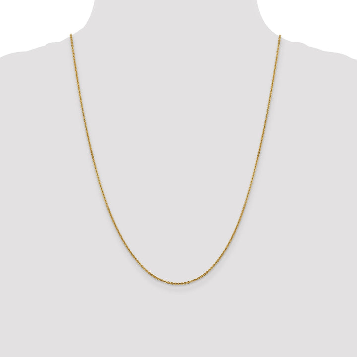 14k Yellow Gold Flat Cable Chain