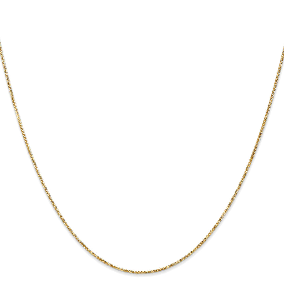 14k Yellow Gold 1mm Wheat Chain