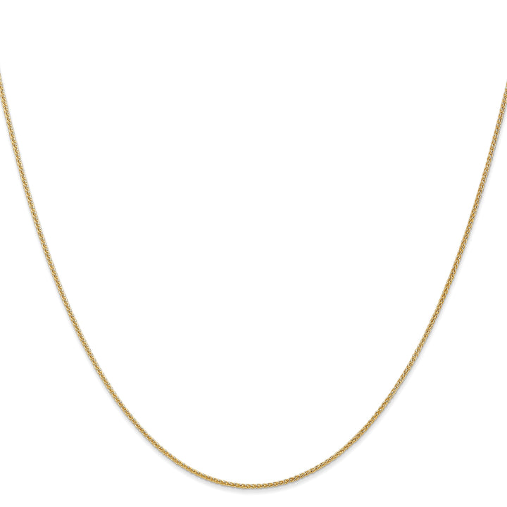 14k Yellow Gold 1mm Wheat Chain