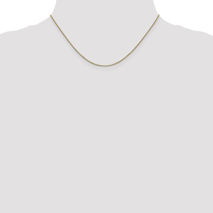 14k Yellow Gold .9 mm Box Chain