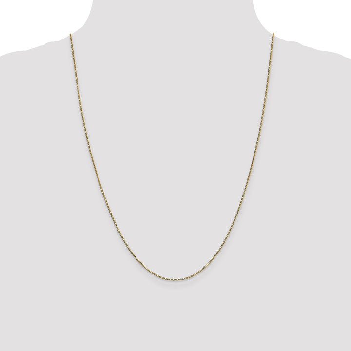 14k Yellow Gold .9 mm Box Chain