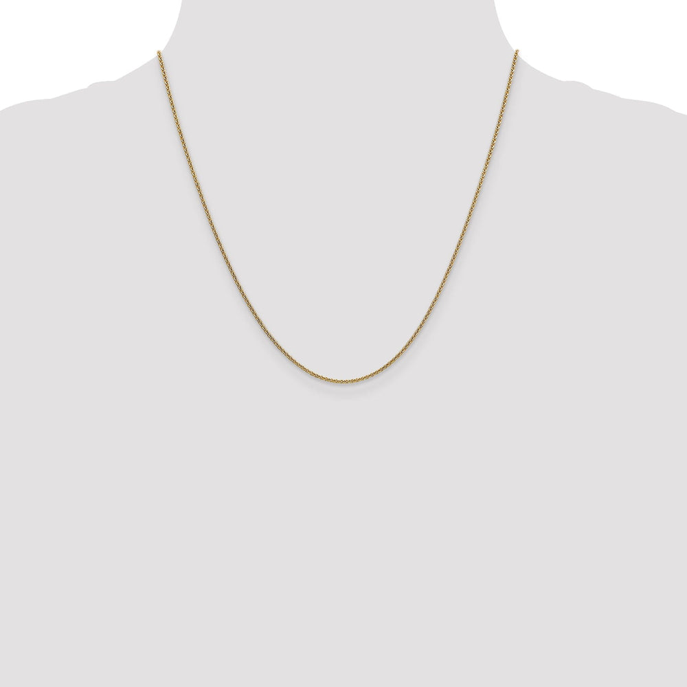 Leslie 14k Yellow Gold 1.6 mm Round Cable Chain