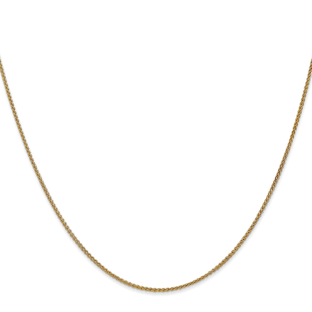 14k Yellow Gold 1.2mm Spiga Wheat Chain