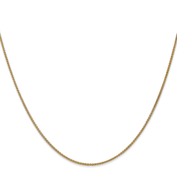14k Yellow Gold 1.2mm Spiga Wheat Chain