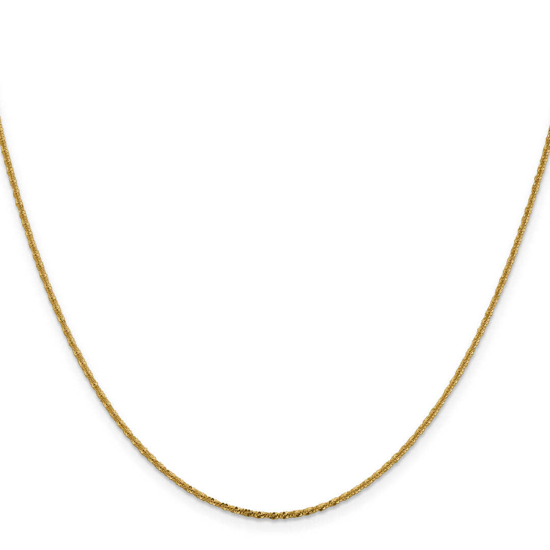 14k Yellow Gold 1.5 mm Cyclone Chain