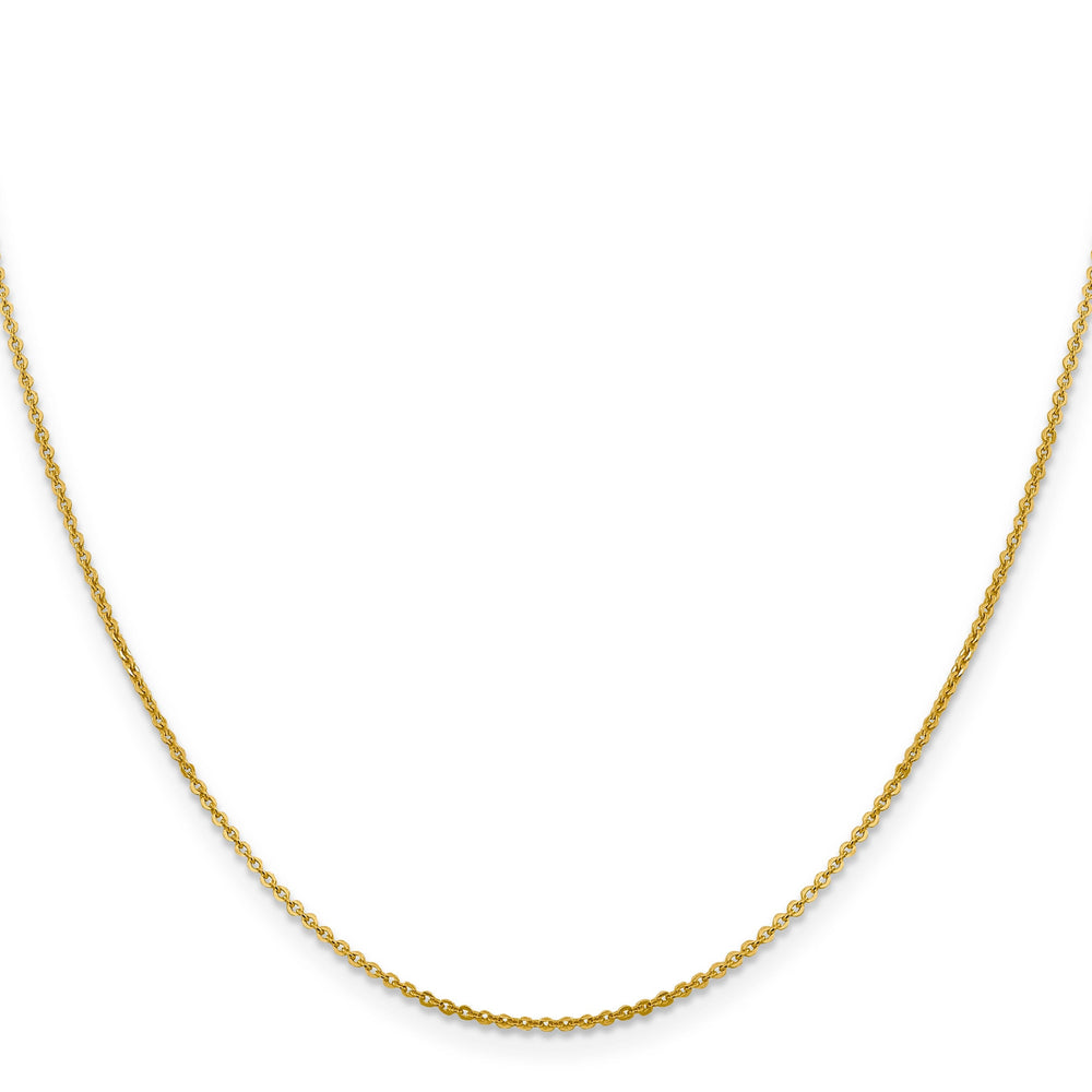 Leslie 14k Yellow Gold 1.4 mm Flat Cable Chain