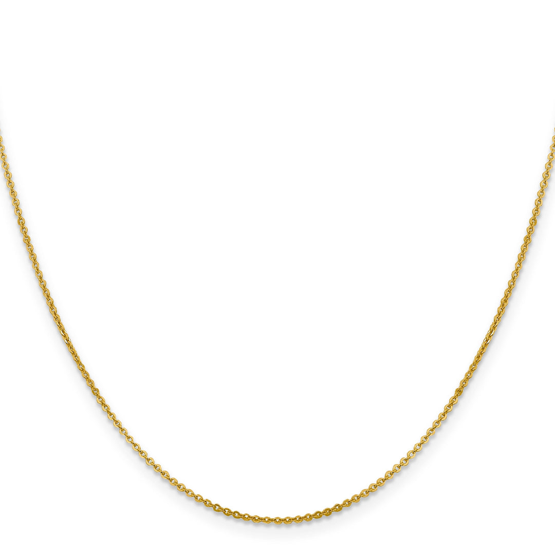 Leslie 14k Yellow Gold 1.4 mm Flat Cable Chain