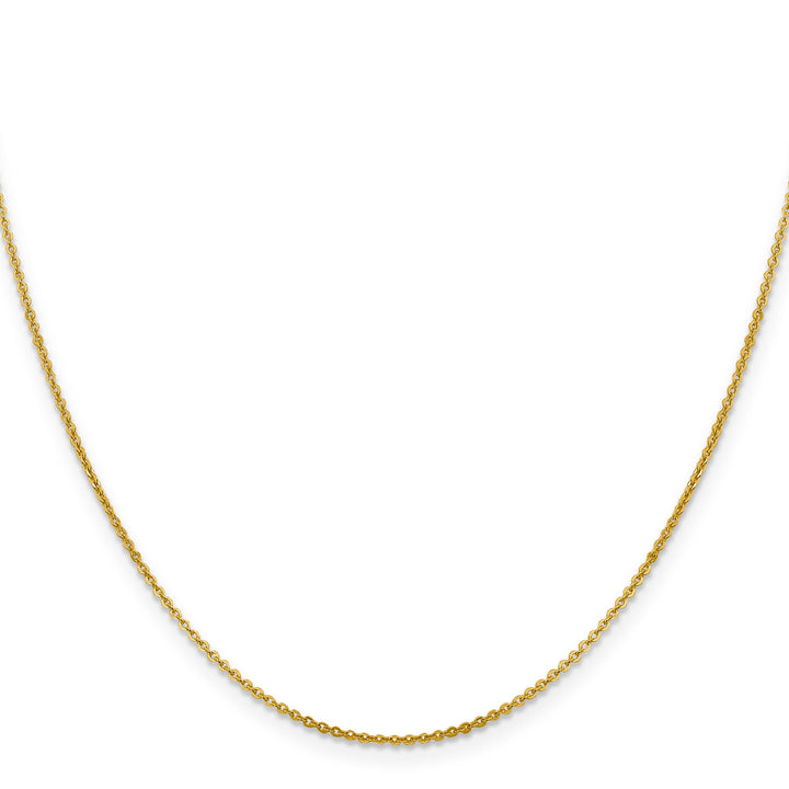 Leslie 14k Yellow Gold 1.4 mm Flat Cable Chain