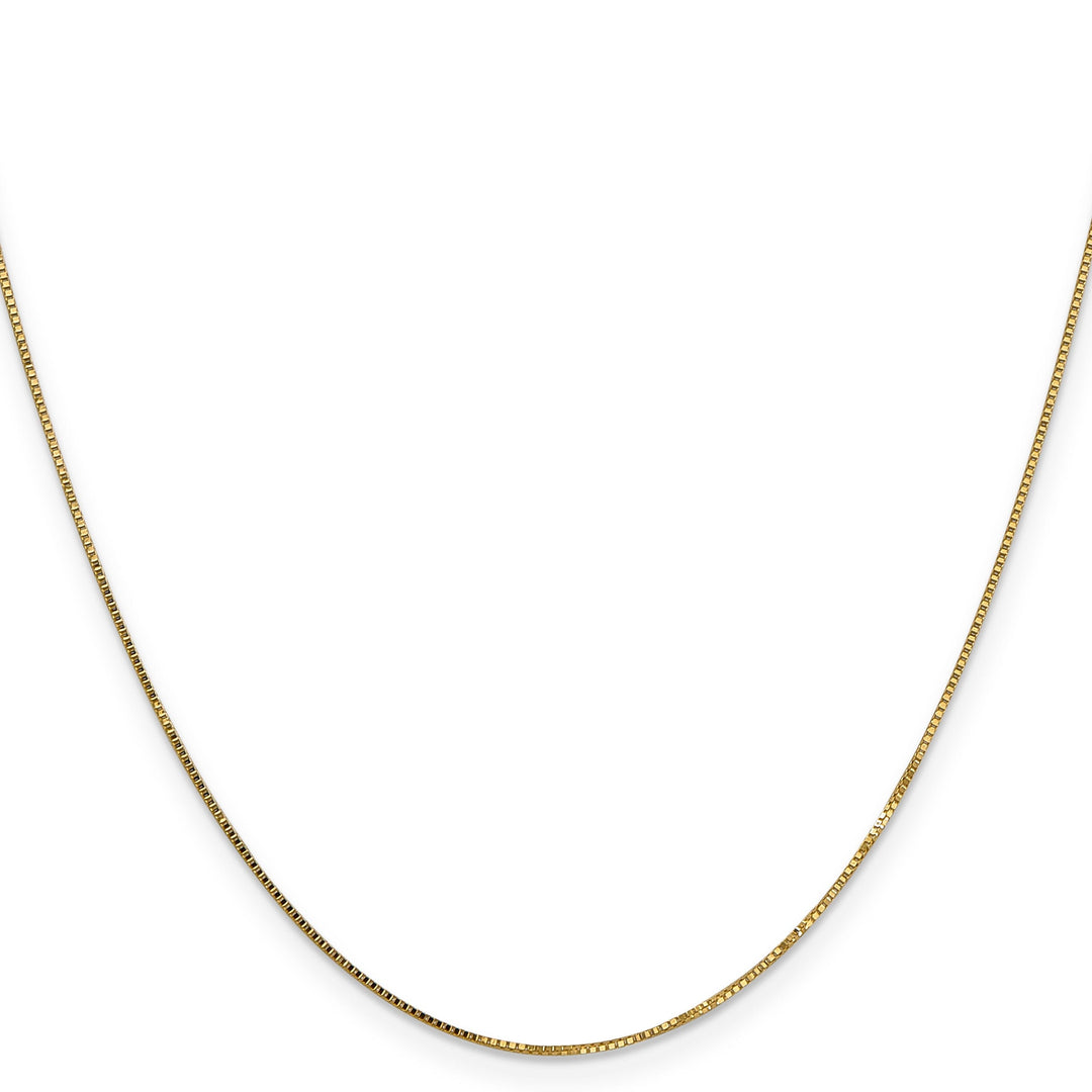 14k Yellow Gold .8 mm Box Chain
