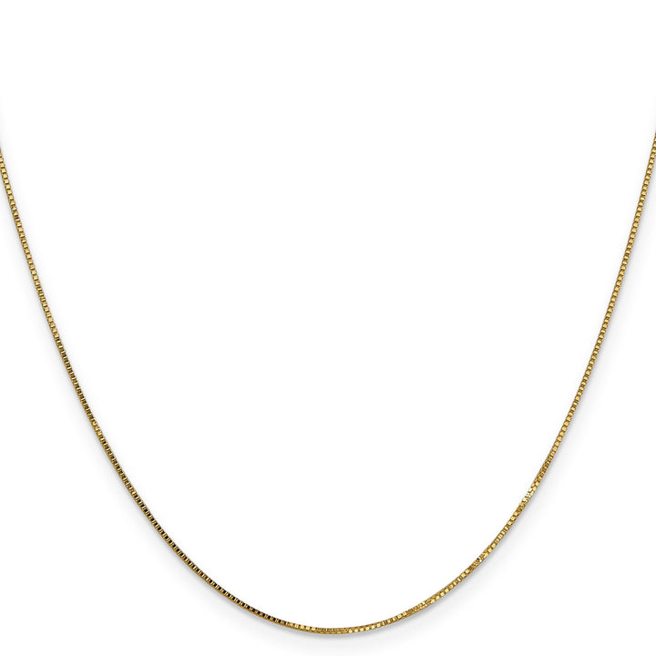 14k Yellow Gold .8 mm Box Chain