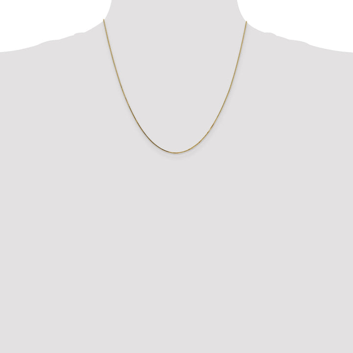 14k Yellow Gold .8 mm Box Chan