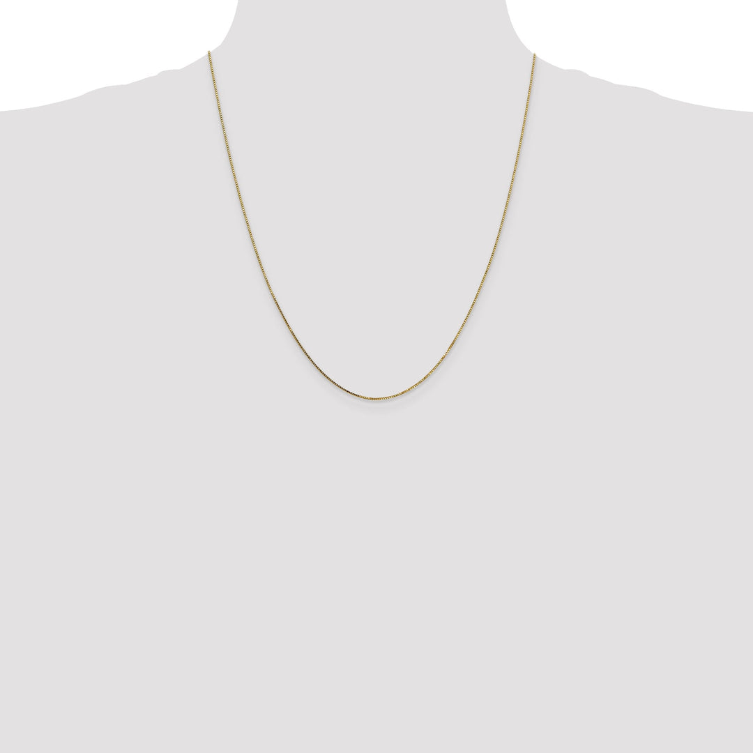 14k Yellow Gold .8 mm Box Chain