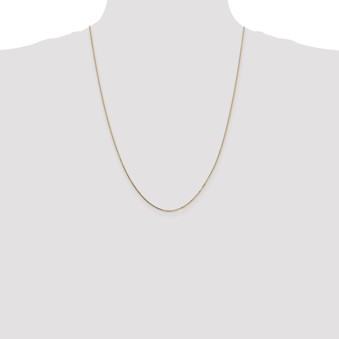 14k Yellow Gold .8 mm Box Chain