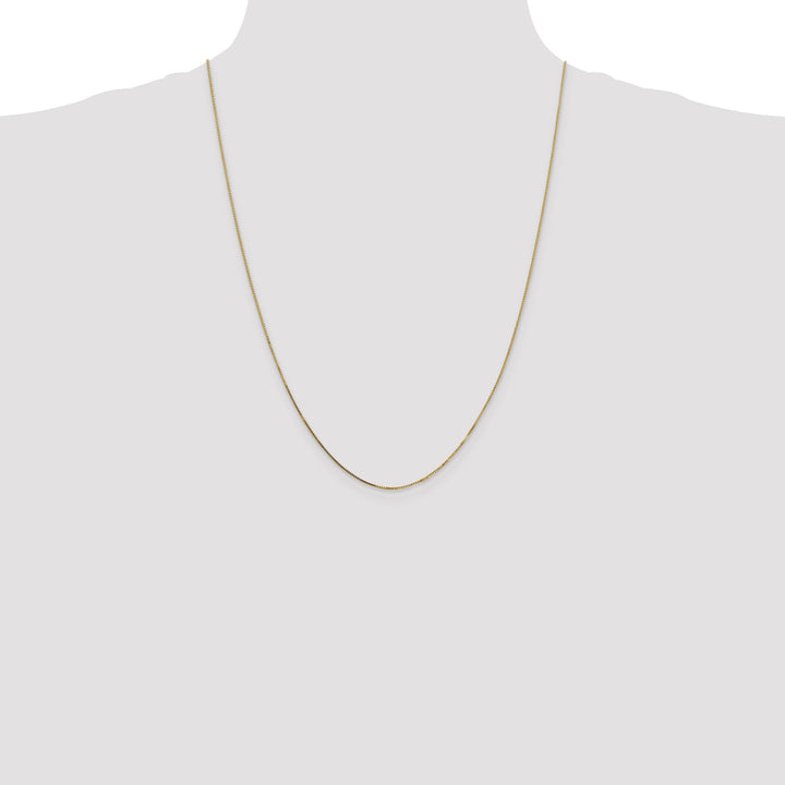 14k Yellow Gold .8 mm Box Chain