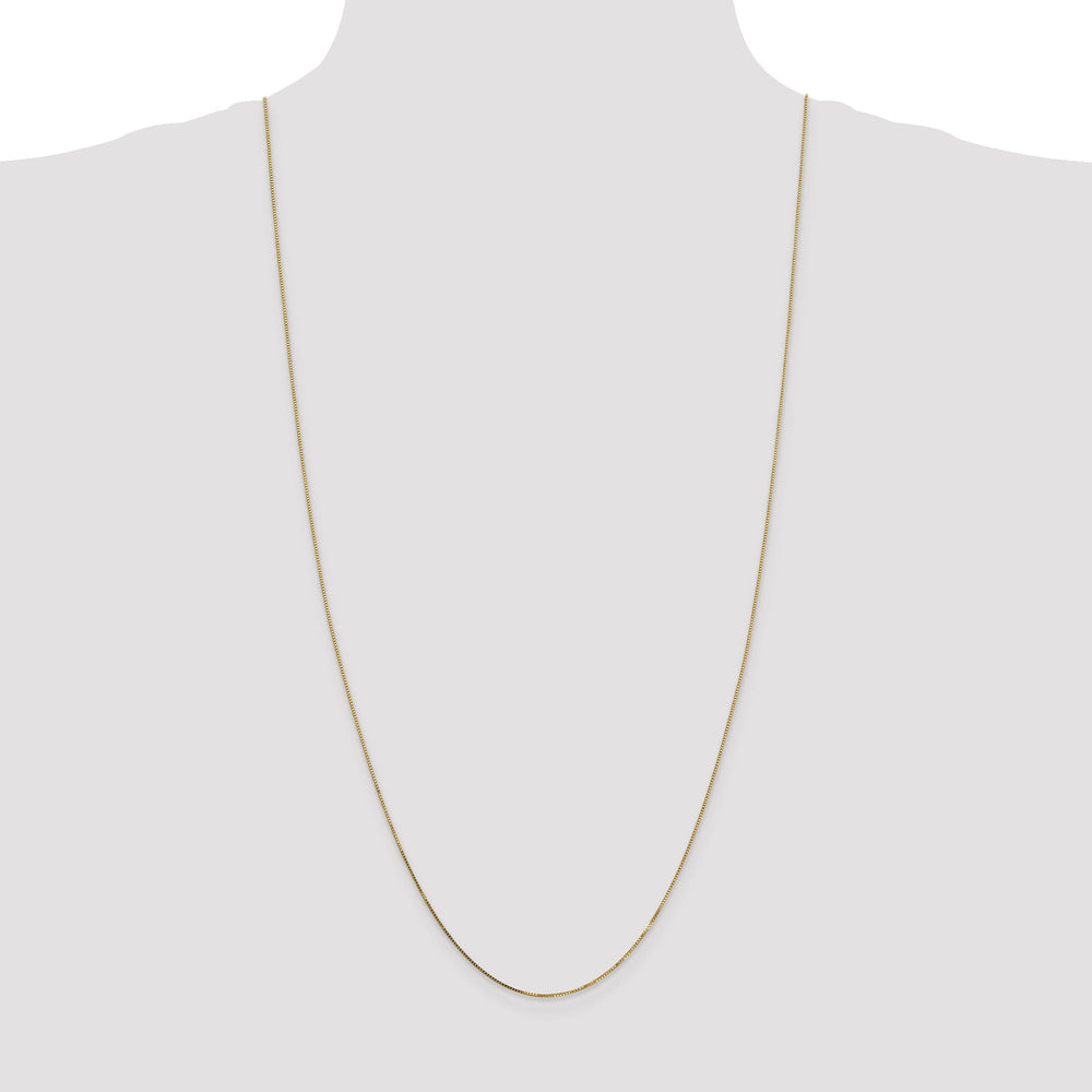 14k Yellow Gold .8 mm Box Chain