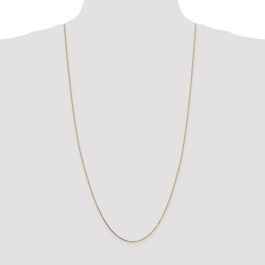14k Yellow Gold .8 mm Box Chain
