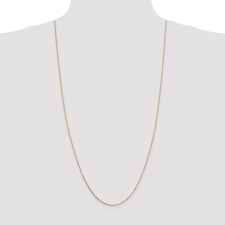 14k Yellow Gold .8 mm Box Chain
