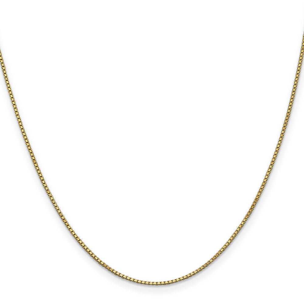 14k Yellow Gold 1 mm Box Chain