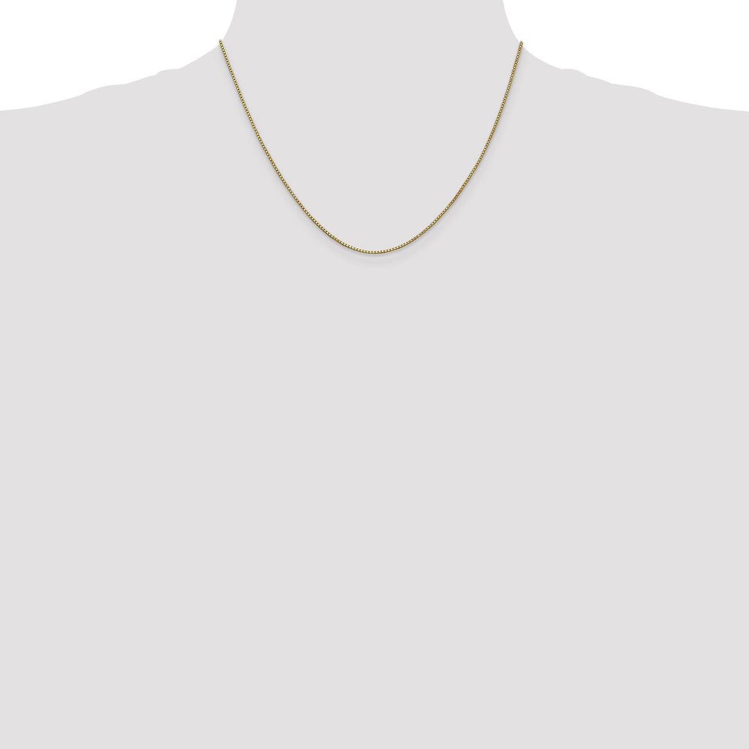 14k Yellow Gold 1 mm Polished Box Chain