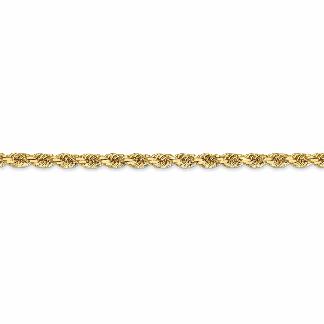 10k Yellow Gold 3.5mm D.C Rope Chain