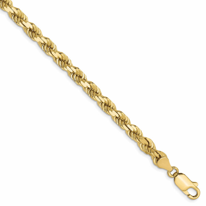 10k Yellow Gold 5mm D.C Rope Chain