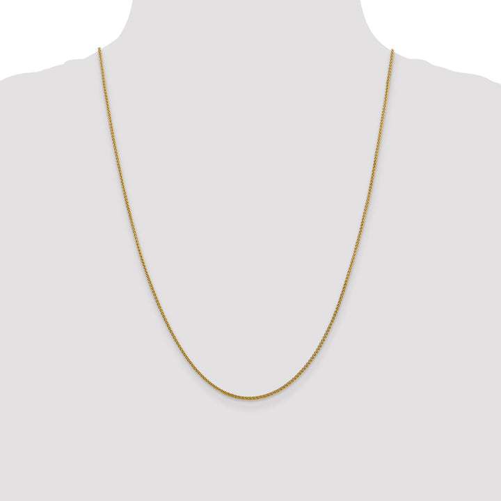 Leslies 14k Yellow Gold 1.5mm Spiga Wheat Chain