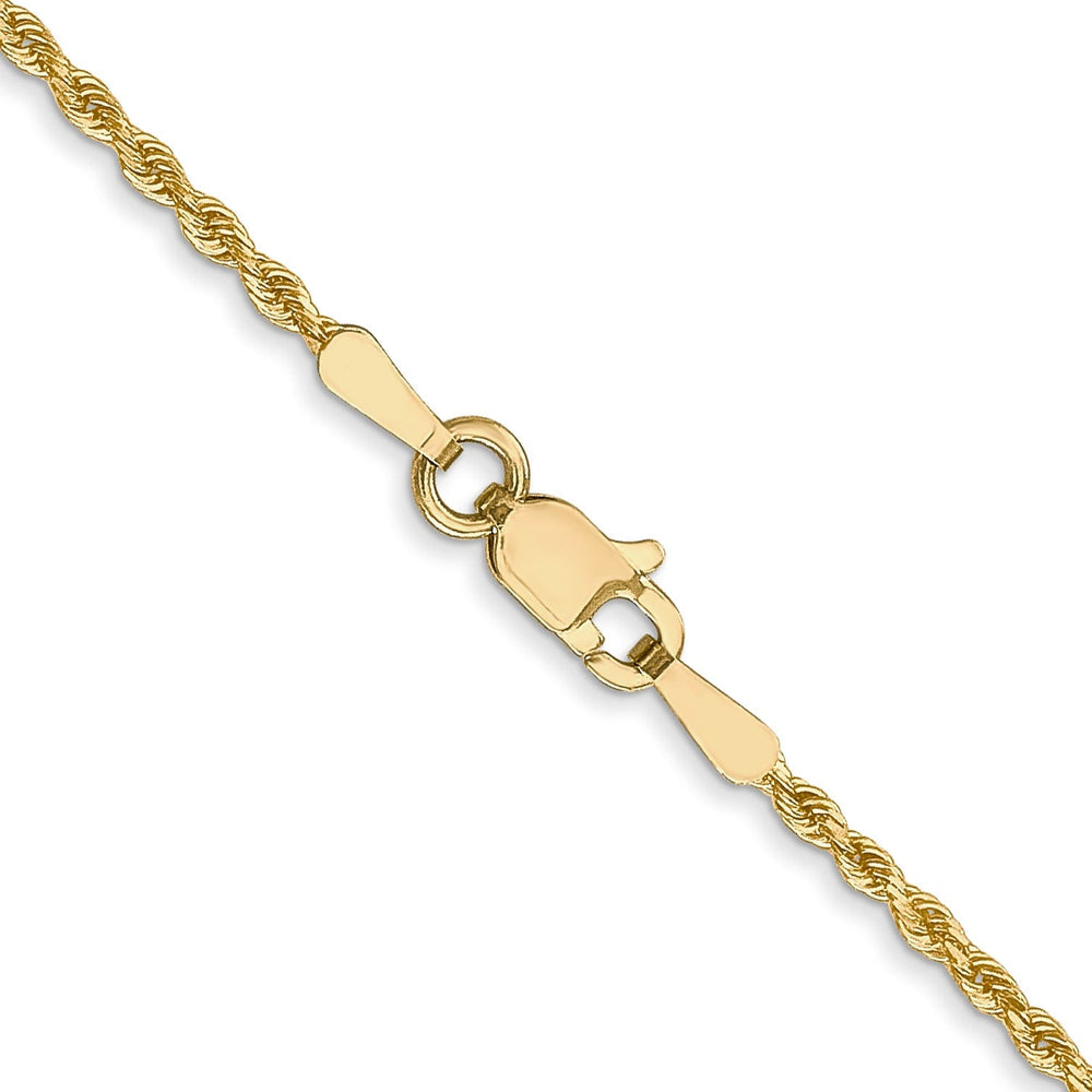 14k Yellow Gold 1.5mm D.C Rope Chain