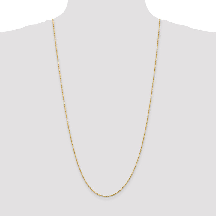 14k Yellow Gold 1.5mm D.C Rope Chain