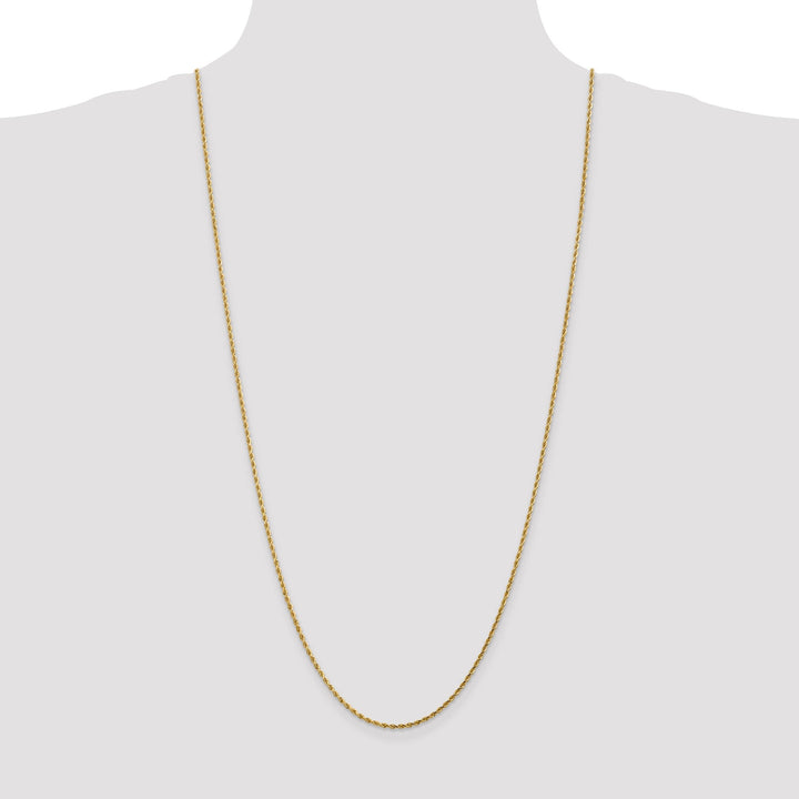 14k Yellow Gold 1.75mm D.C Rope Chain