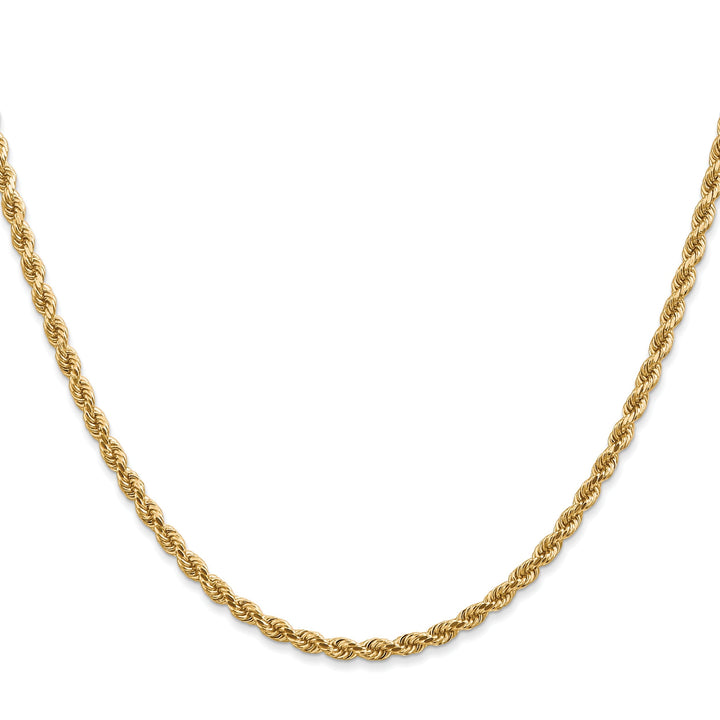 14k Yellow Gold 2.75mm D.C Rope Chain