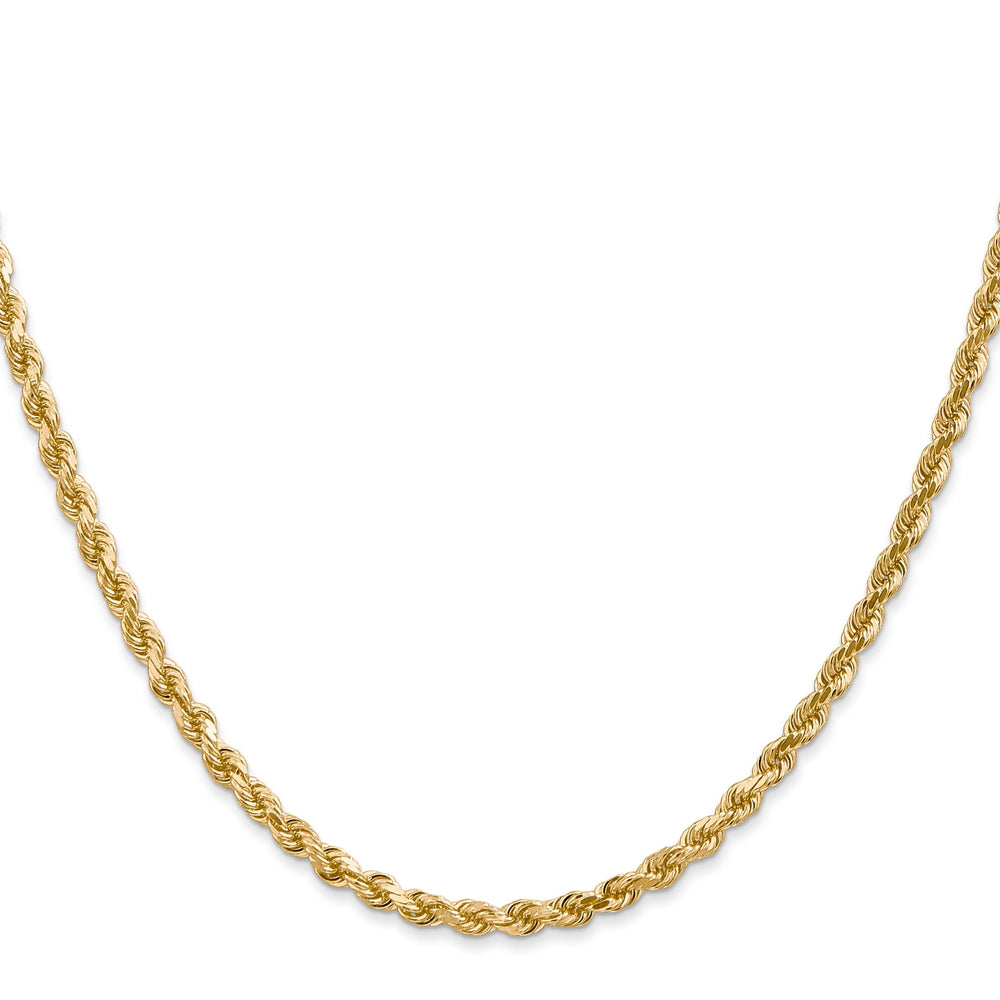 14k Yellow Gold 3.00mm D.C Rope Chain