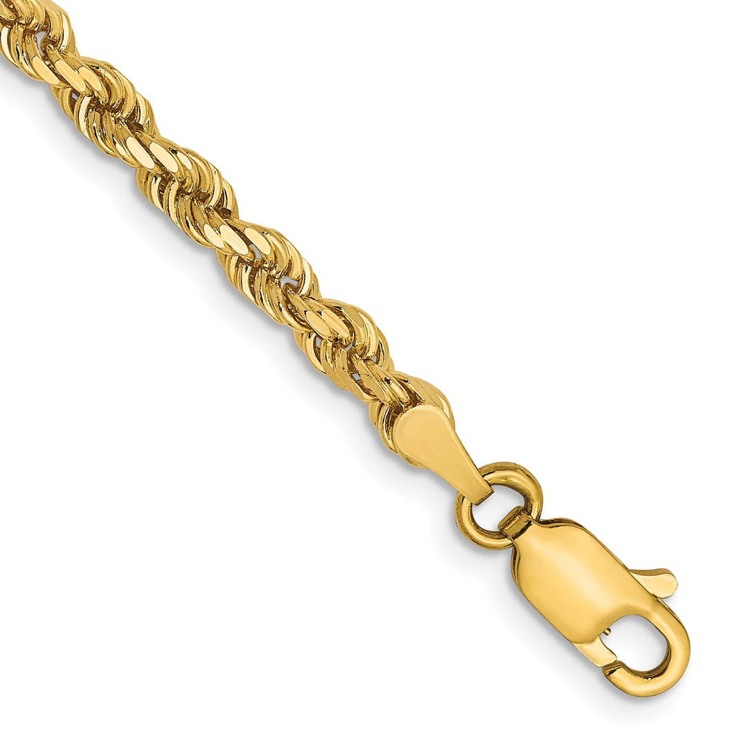 14k Yellow Gold 3.00mm D.C Rope Chain