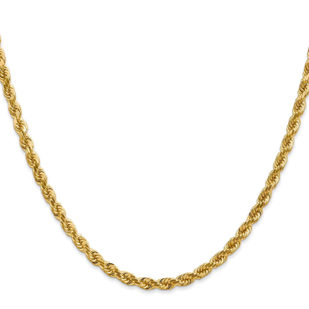 14k Yellow Gold 4.00mm D.C Rope Chain