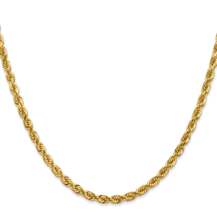 14k Yellow Gold 4.00mm D.C Rope Chain