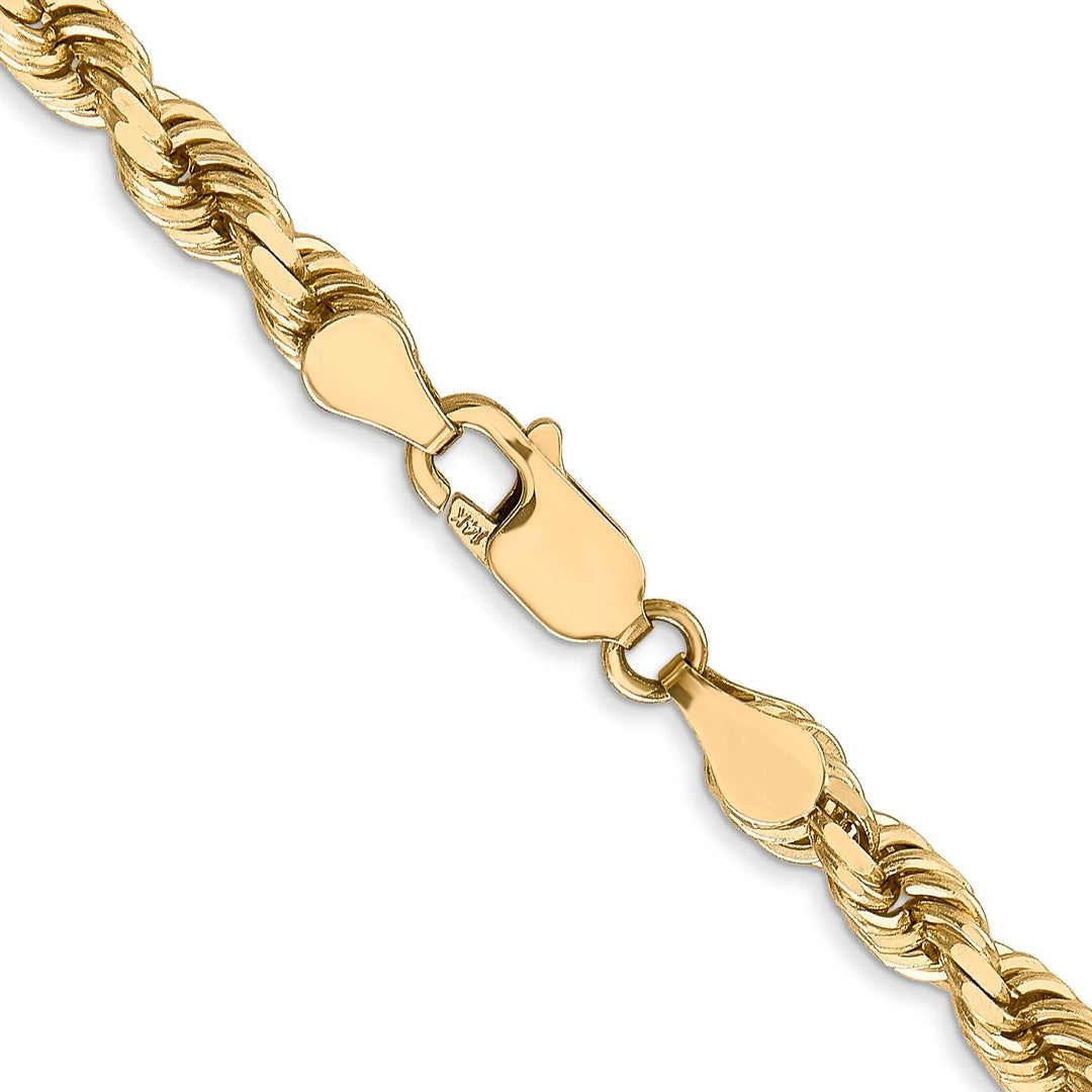 14k Yellow Gold 5.0mm D.C Rope Chain