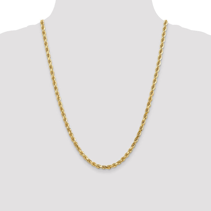 14k Yellow Gold 5.0mm D.C Rope Chain