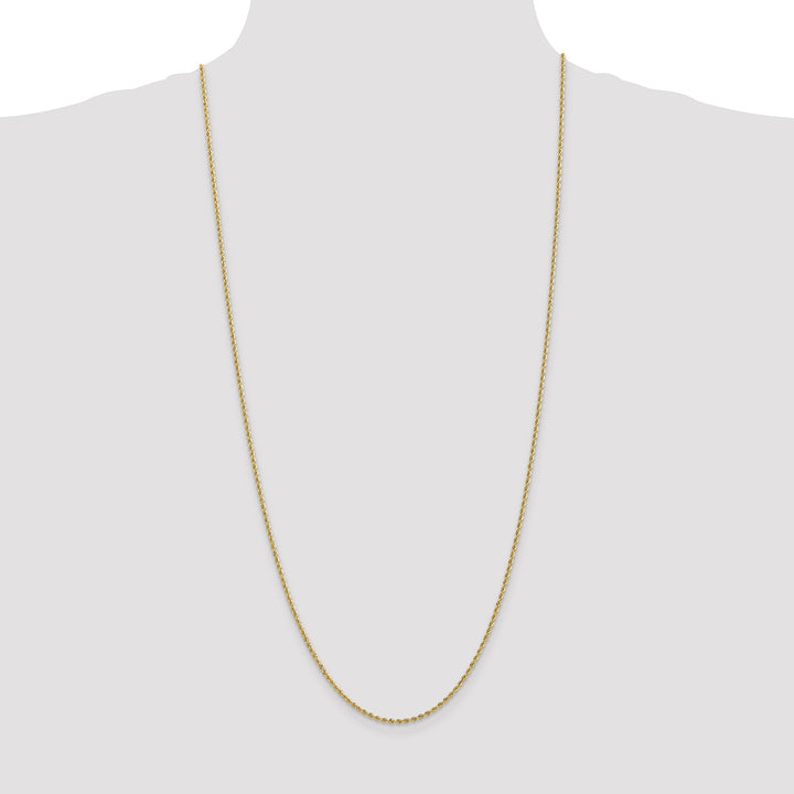 14k Yellow Gold 2.0mm Solid Rope Chain