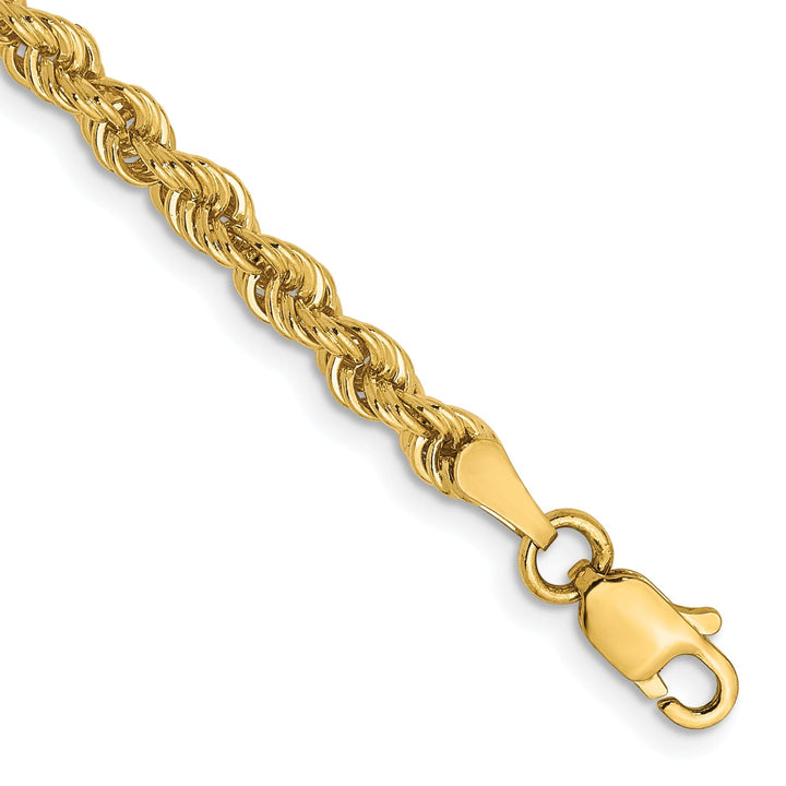 14k Yellow Gold 3.0mm Solid Rope Chain