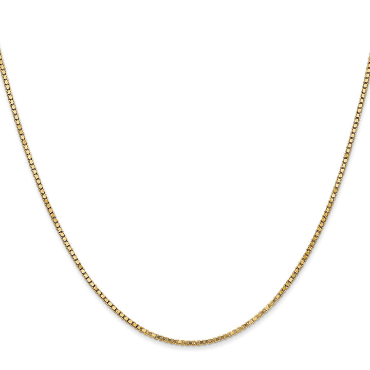 Leslie 14k Yellow Gold 1.3 mm Medium Box Chain