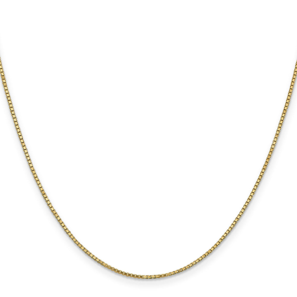 14k Yellow Gold 1.2 mm Box Chain