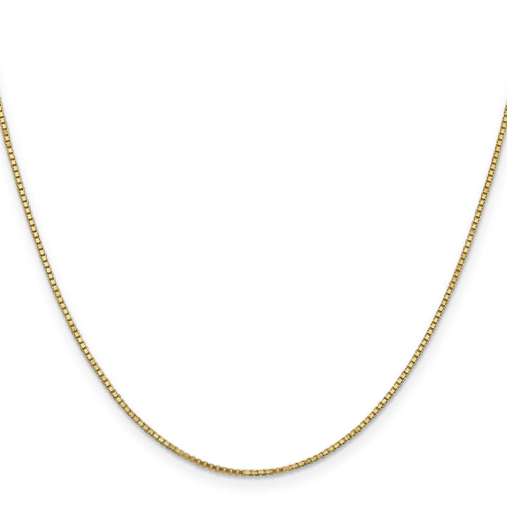 14k Yellow Gold 1.2 mm Box Chain