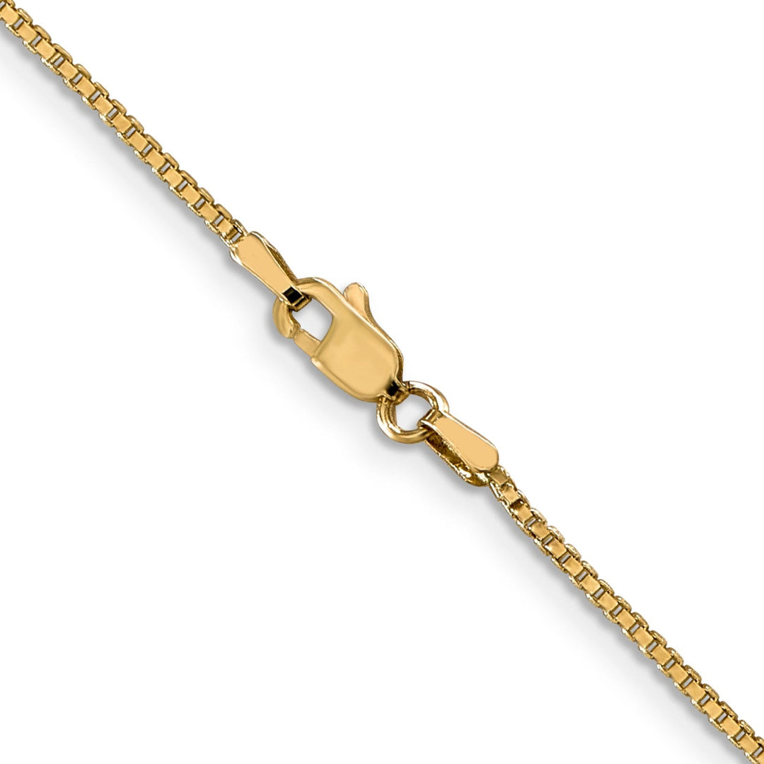 14k Yellow Gold 1.2 mm Box Chain