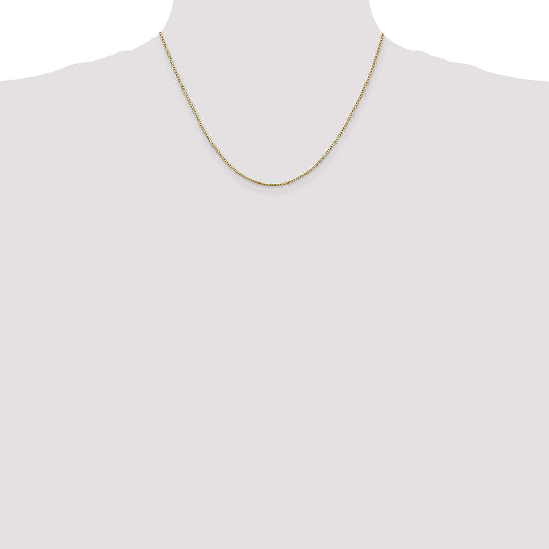 14k Yellow Gold 1.2 mm Box Chain