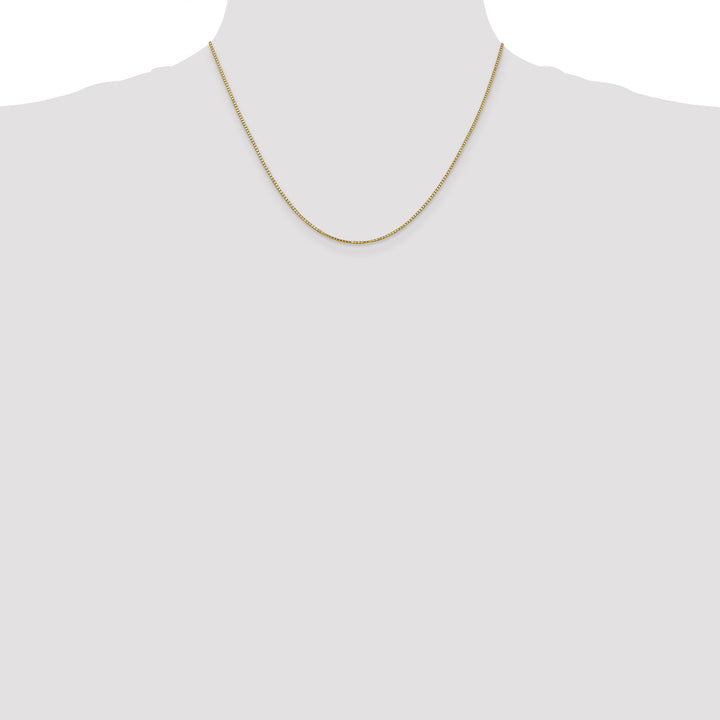 14k Yellow Gold 1.2 mm Box Chain