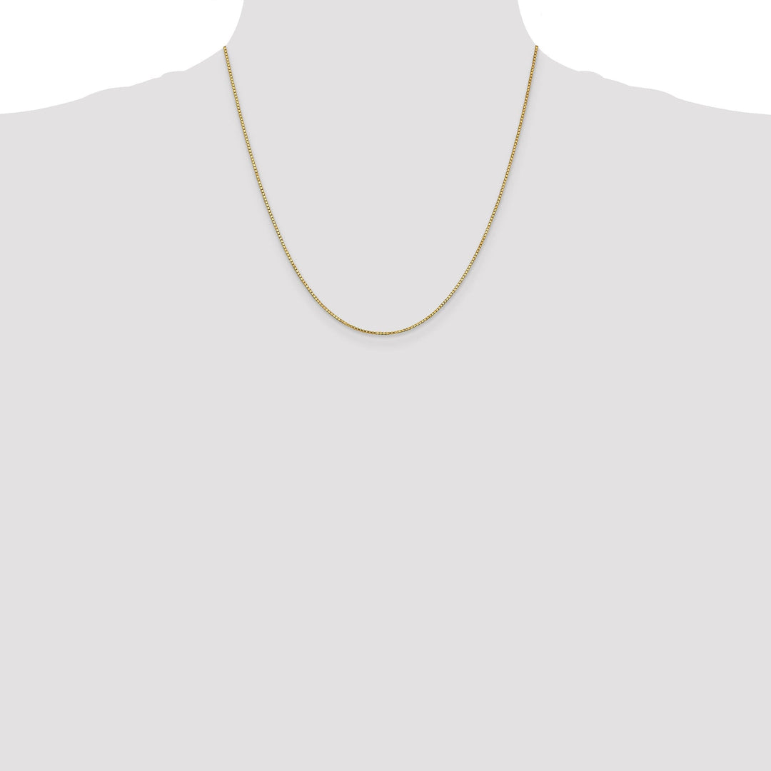 14k Yellow Gold 1.2 mm Box Chain