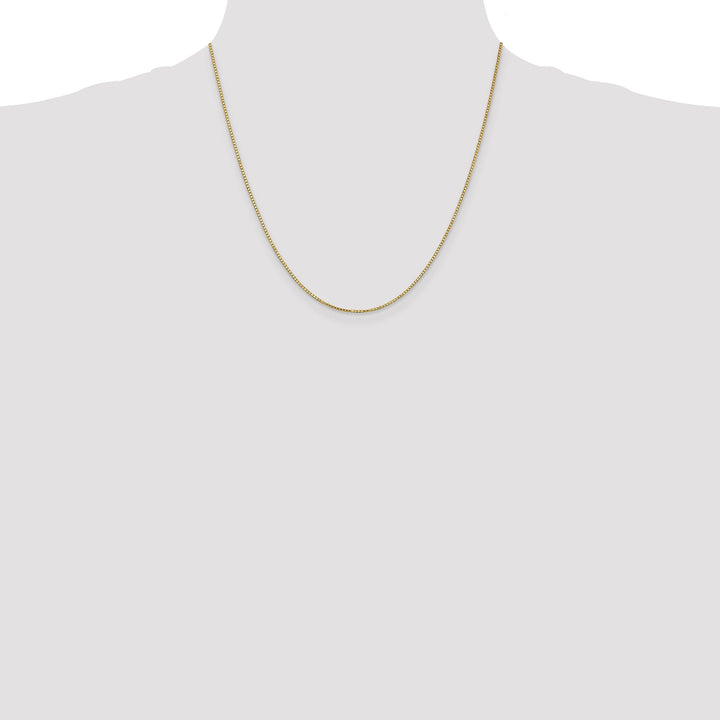 14k Yellow Gold 1.2 mm Box Chain