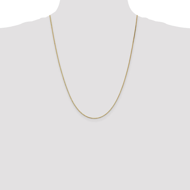14k Yellow Gold 1.2 mm Box Chain