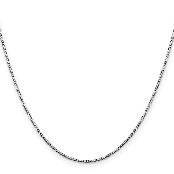 14K White Gold 1.2 mm Box Chain