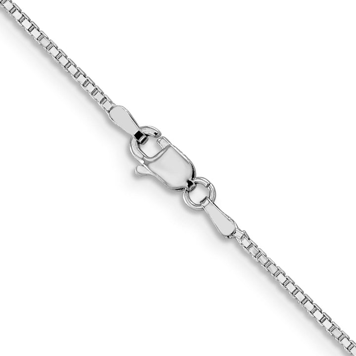 14K White Gold 1.2 mm Box Chain