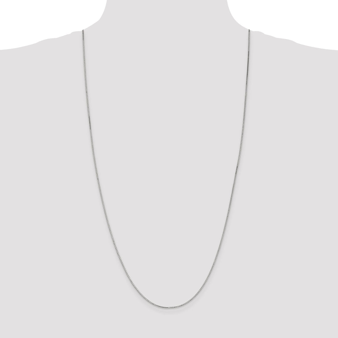 14K White Gold 1.2 mm Box Chain